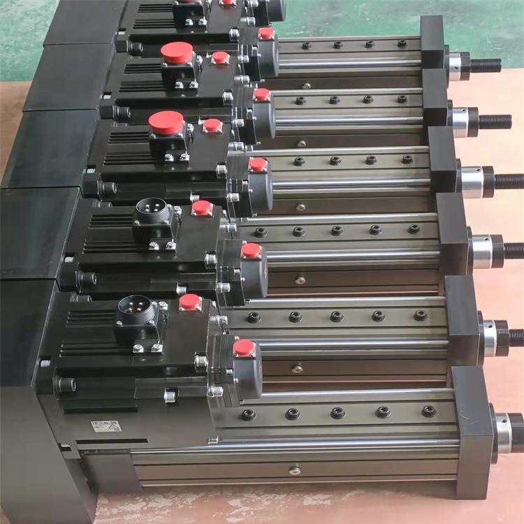 精密折返式伺服電動缸，工業級長行程，速度位置可調